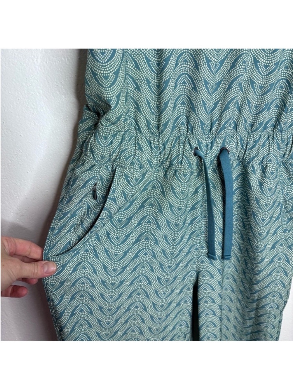 (This wk only!) Patagonia Fleetwith Jumpsuit Bluff River Multi Tasmanian Teal - Picture 4 of 13